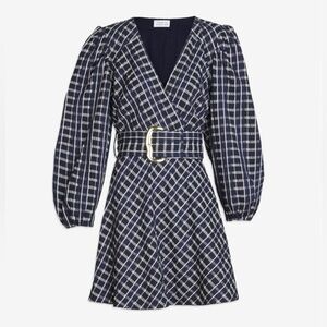 Tanya Taylor Nicola Dress Size 4 Navy & White